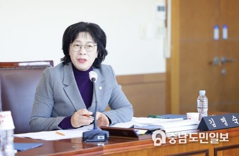 천안시의회 김명숙 의원, 행정사무감사 통해“공공재정 부정수급 철저한 관리·감독 주문”