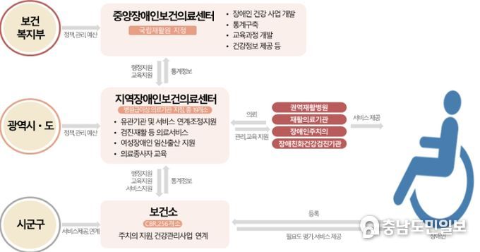장애인 건강보건관리 전달체계