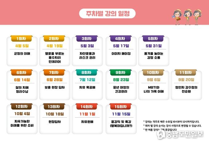 제3기 금산여성대학 홍보물