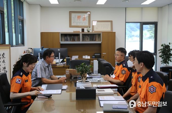 논산소방서, 다중이용시설 관서장 현장 지도 점검