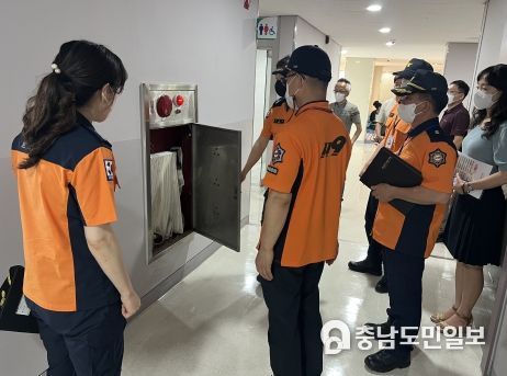 논산소방서, 잼버리 참가자 숙소 화재안전관리 강화