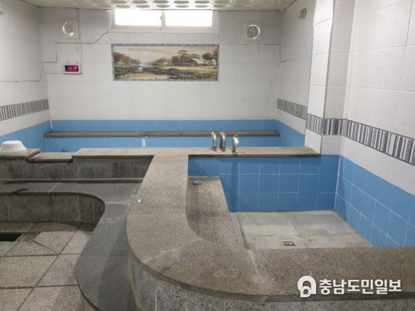 육군항공학교 복지관 목욕탕 내