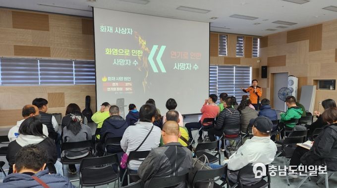 논산소방서, 겨울철 대비 요양병원 등 의료시설 피난안전 확보