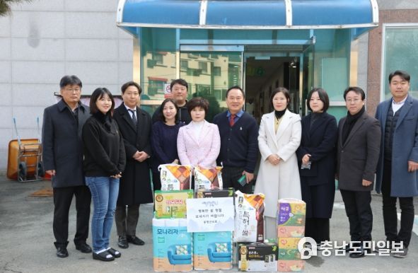 증평군의회, 설 명절 맞아 노인요양시설 격려 방문