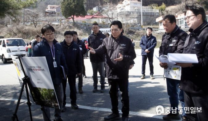 박경귀 아산시장 현장방문