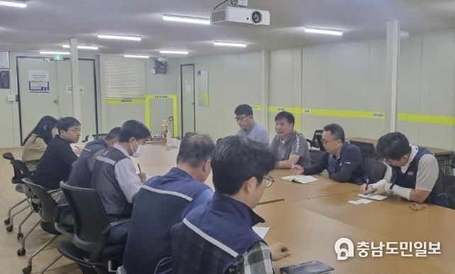 지역건설산업 활성화를 위한 대규모 민간 건설 현장 방문