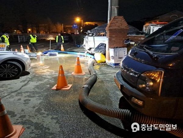 청주시, 오송읍 일원 상수관로 전 구간 세척 완료