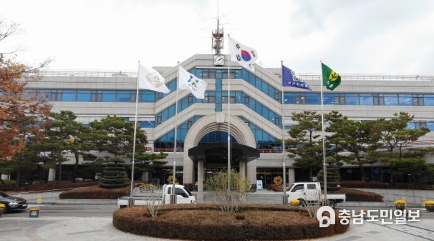 아산시청 전경