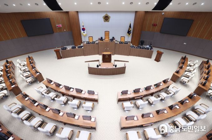 충남도의회 본회의장